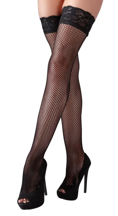 Netzstrümpfe schwarz
