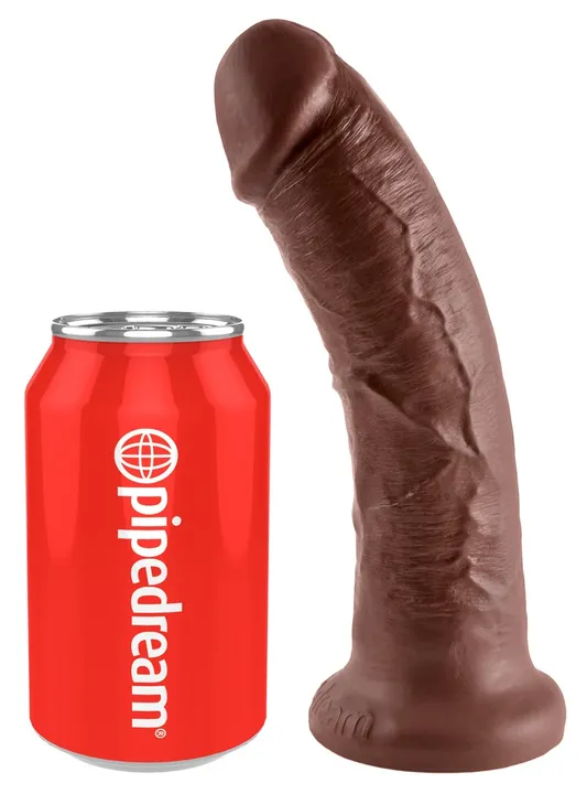 Naturdildo 8 Zoll, braun