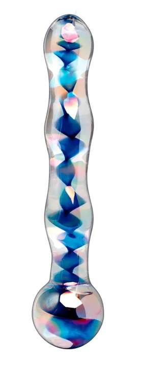 No. 8 Clear/Blue