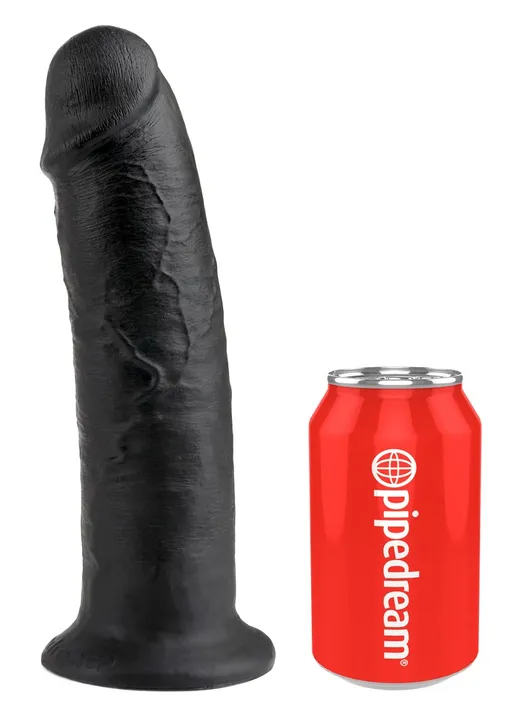 Naturdildo 10 Zoll, dunkel