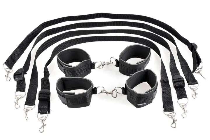FFS Cuff & Tether Set Black Fetish Fantasy Series