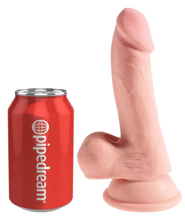 Plus Triple Density Dildo 6,5 Zoll mit Hoden