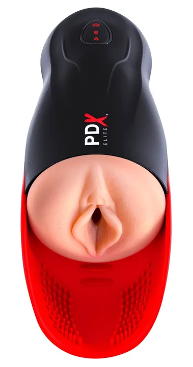 Elite Vibro-Masturbator mit Hodenstimulator