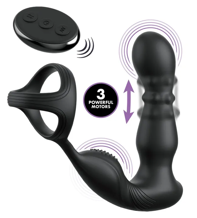 AFE Ass-Gasm Slide&Glide Black Anal Fantasy Elite