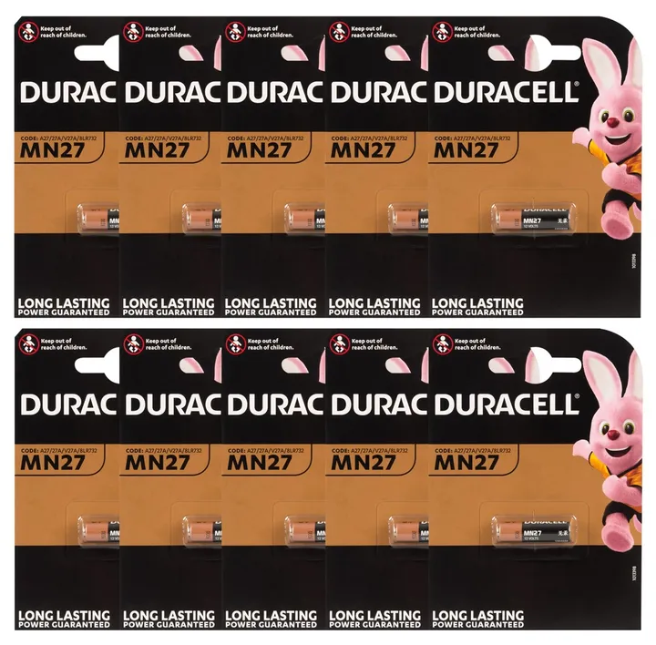 Batterie Duracell 27A 10x1er