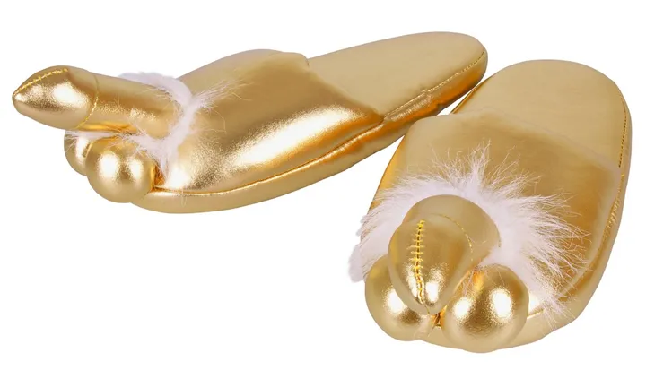 Goldene Penispuschen
