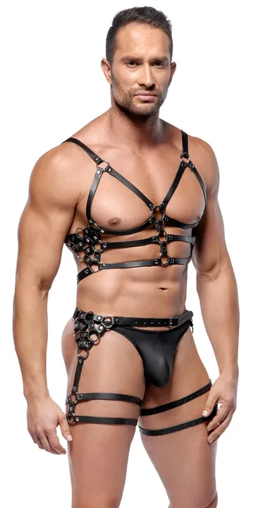 Leder Herren Harness Set