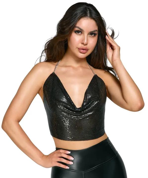 Metall-Top schwarz Cottelli ACCESSOIRES