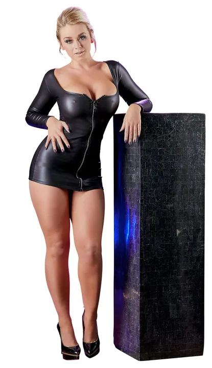 Kleid Glitzerzip