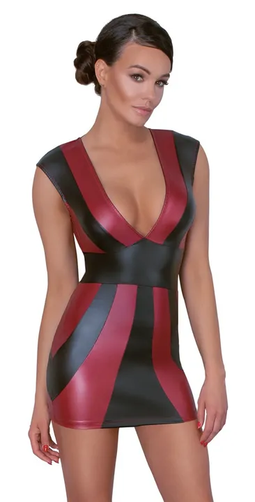 Kleid rot/schwarz