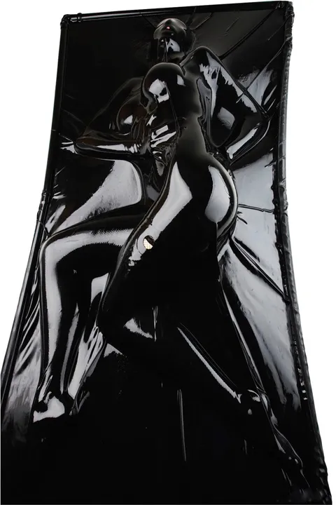 Latex Vakuumbett schwarz