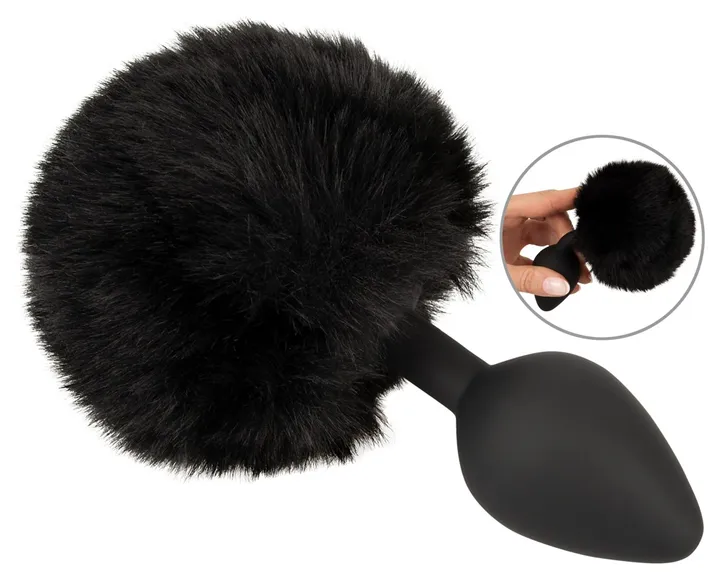 Fluffy Tail Black