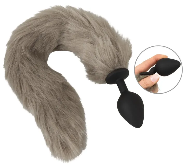 Fluffy Tail Grey