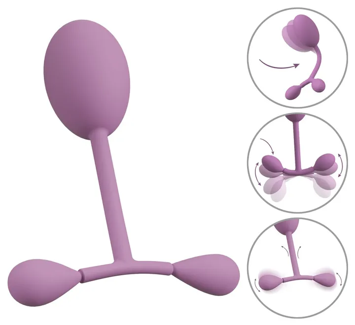 Vaginal trainer with bouncing Weights