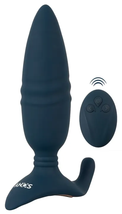 RC Thrusting butt plug with Vibration