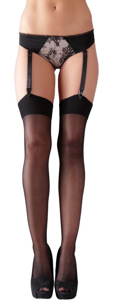 Strümpfe schwarz 1 Cottelli LEGWEAR