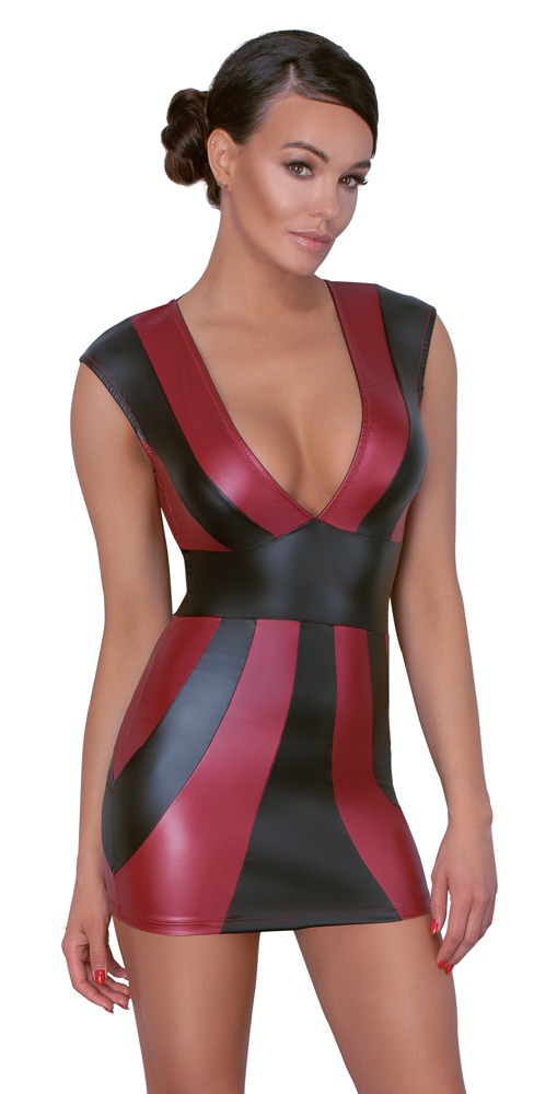 Kleid rot/schwarz Cottelli PARTY