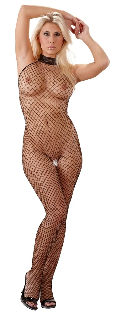 Netzcatsuit schwarz