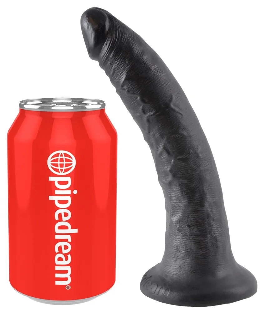 Naturdildo 7 Zoll, dunkel