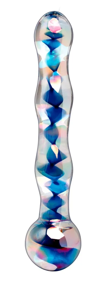 No. 8 Clear/Blue