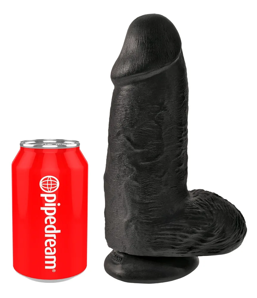 Chubby Naturdildo, dunkel