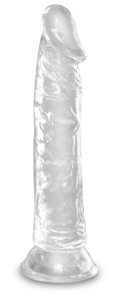 Clear Naturdildo 8 Zoll, transparent