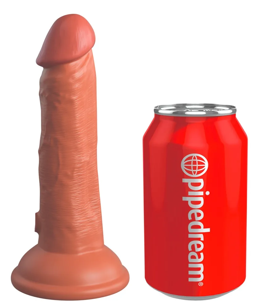 Elite Dual Density Dildo 6 Zoll, hellbraun