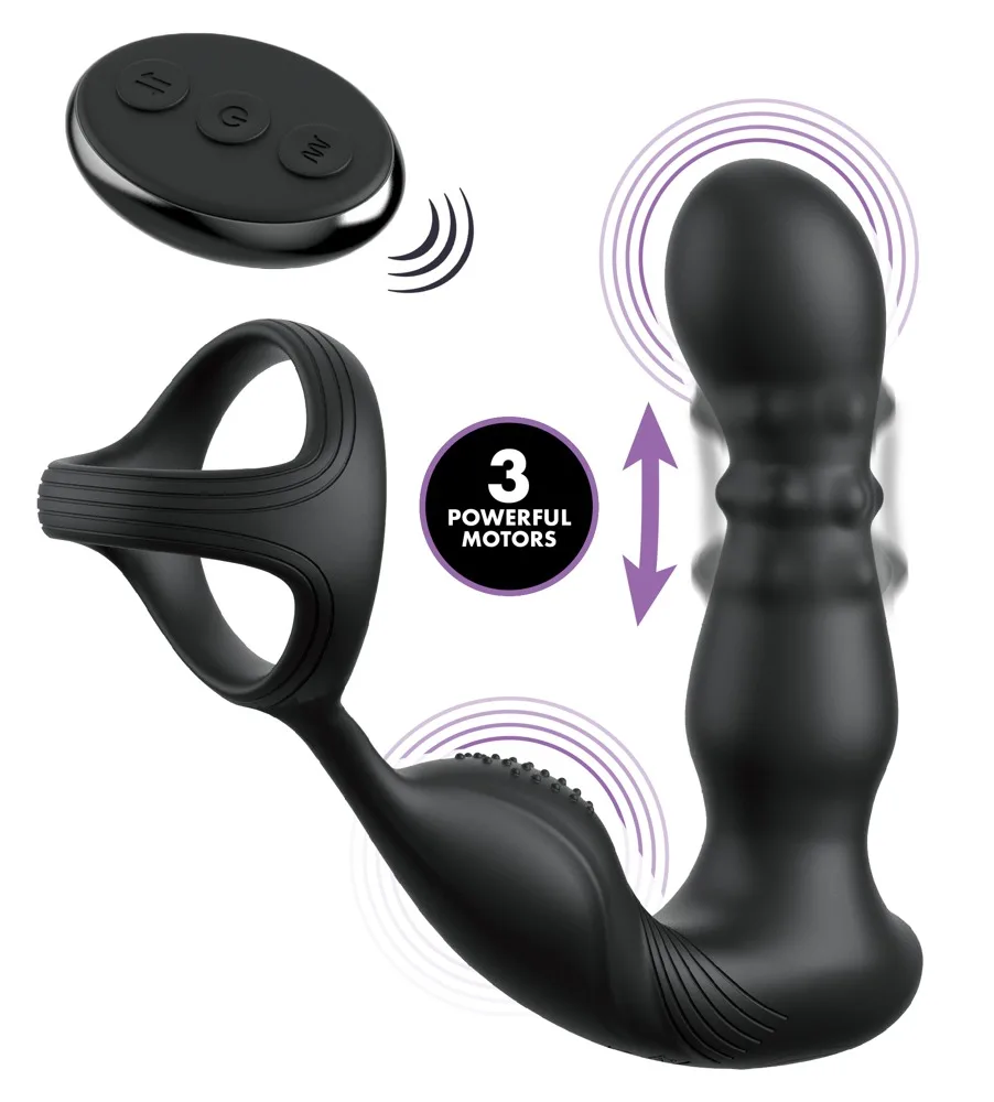AFE Ass-Gasm Slide&Glide Black Anal Fantasy Elite