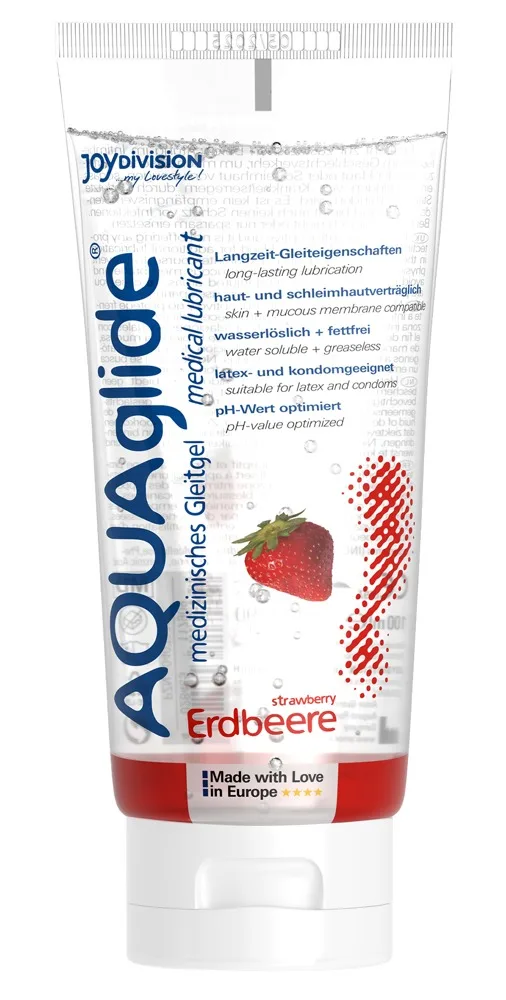 AQUAglide Erdbeer 100 ml Joydivision Präparate