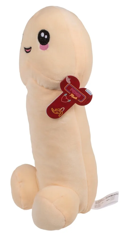 Pene di peluche chiaro, 30 cm
