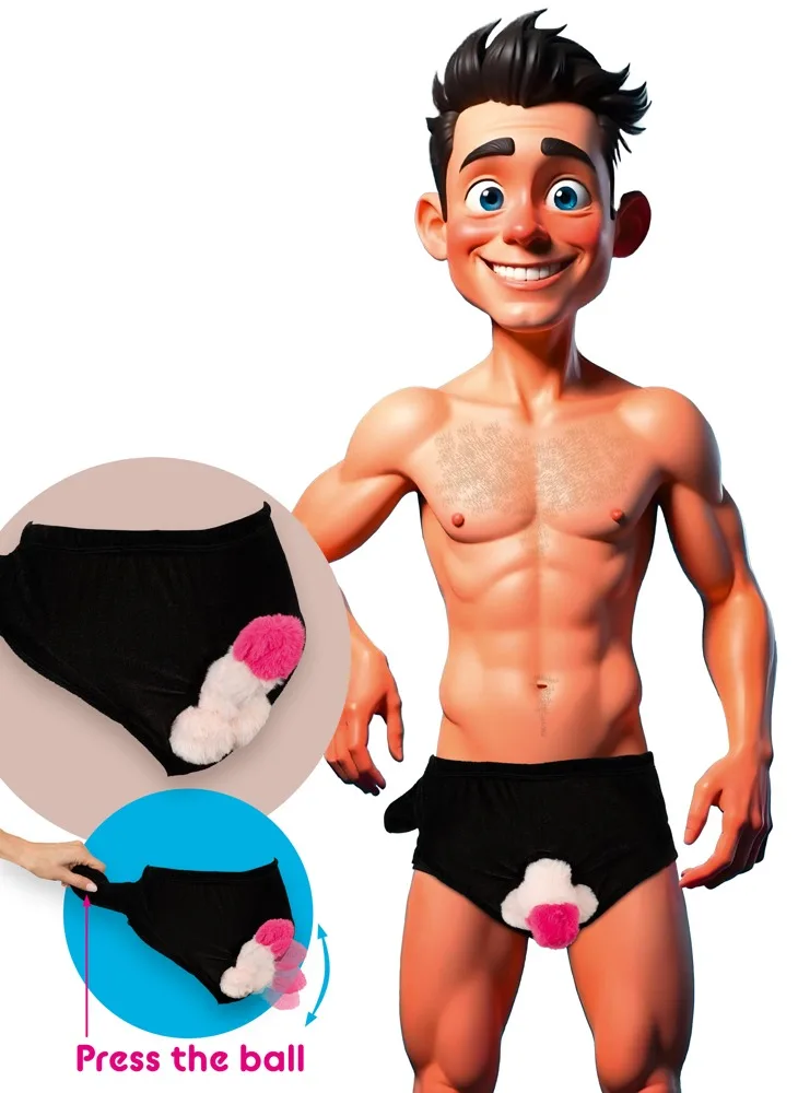 Slip con pene gonfiabile