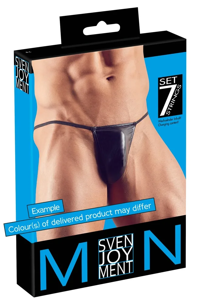 Herren String 7er Pack