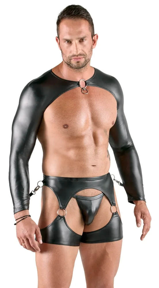 Ensemble de bondage pour homme, 3 pièces