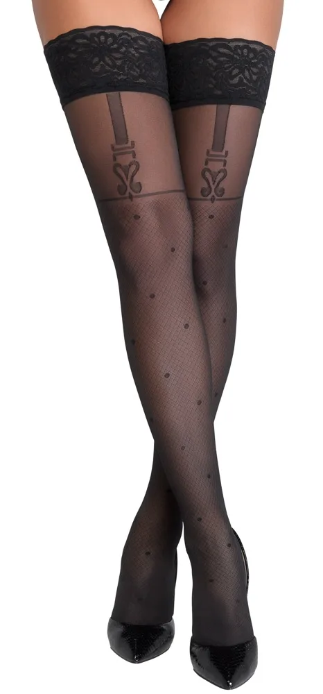 Htl.Strümpfe Flirt 4 Cottelli LEGWEAR