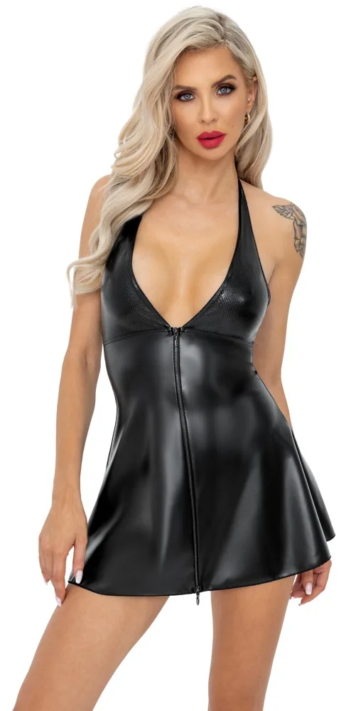 Kleid ausgestellt Noir