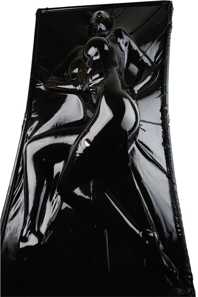 Latex Vakuumbett schwarz