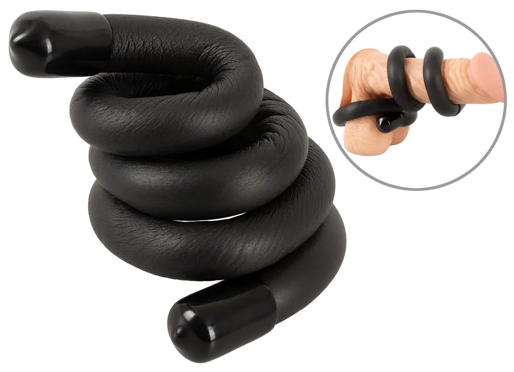 biegsamer Penis- und Hodenring