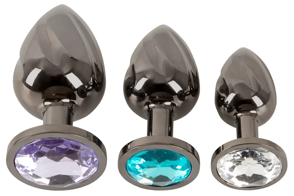 Metal Butt Plug Set Diamo