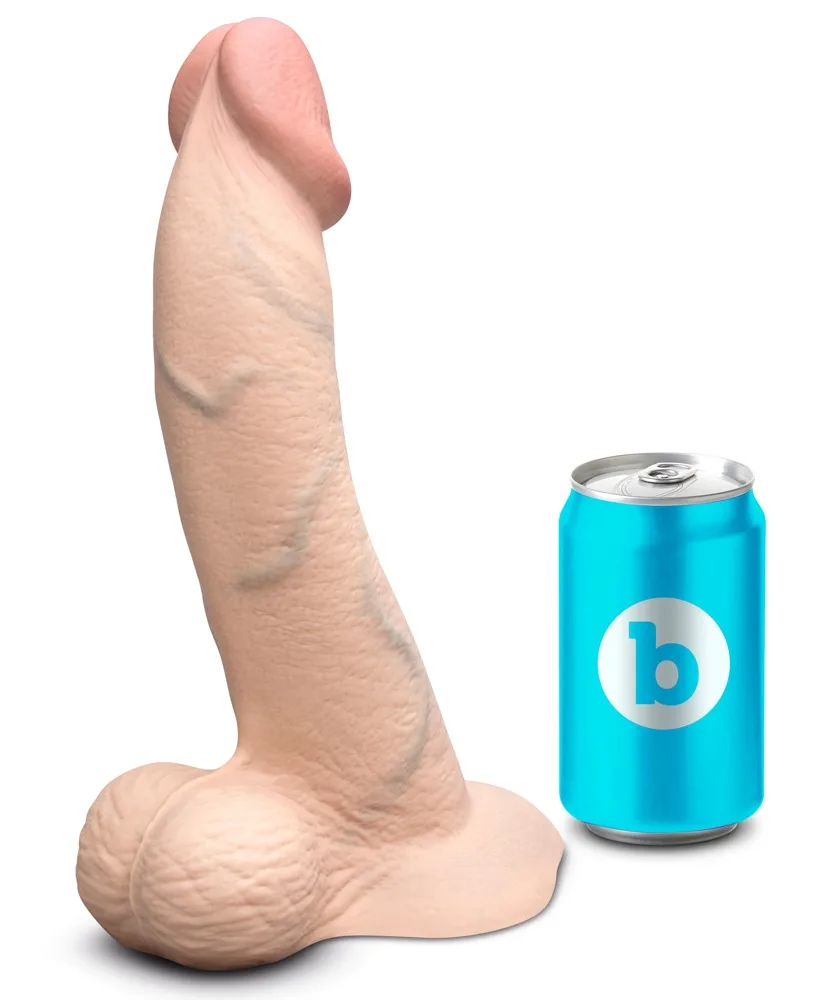 b-Vibe Slipskin 9 Curved Cream