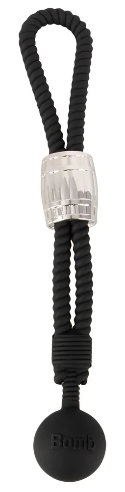 Penis- und Hodenschlaufe im Seil-Design mit Kugel