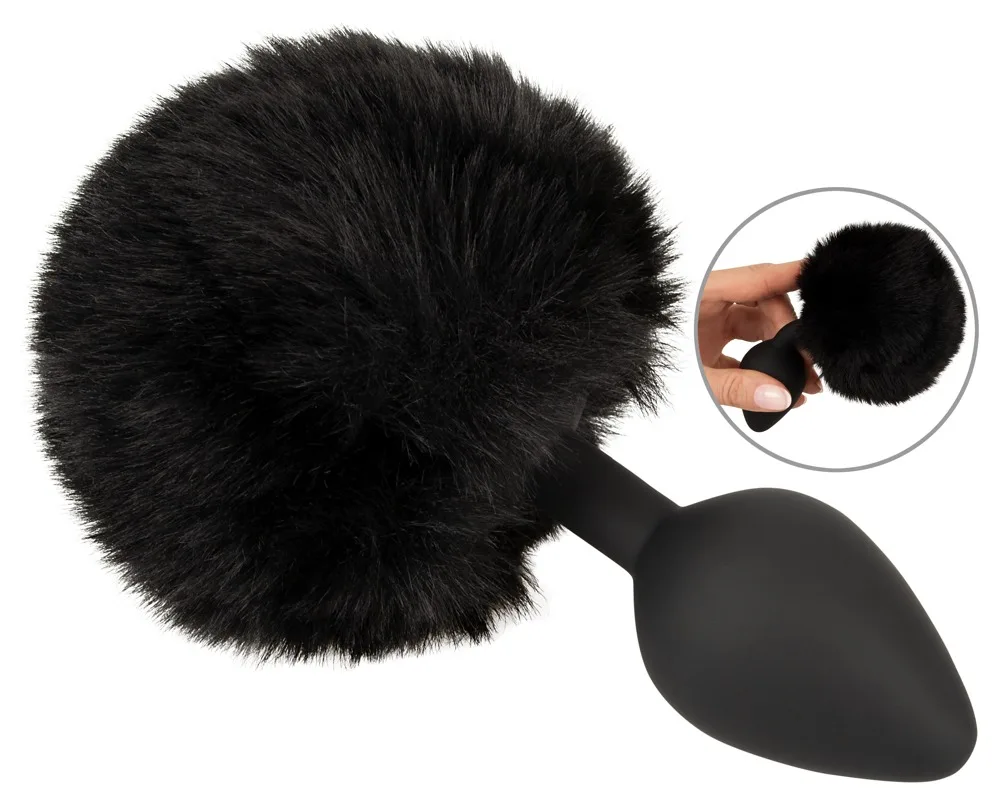 Fluffy Tail Black