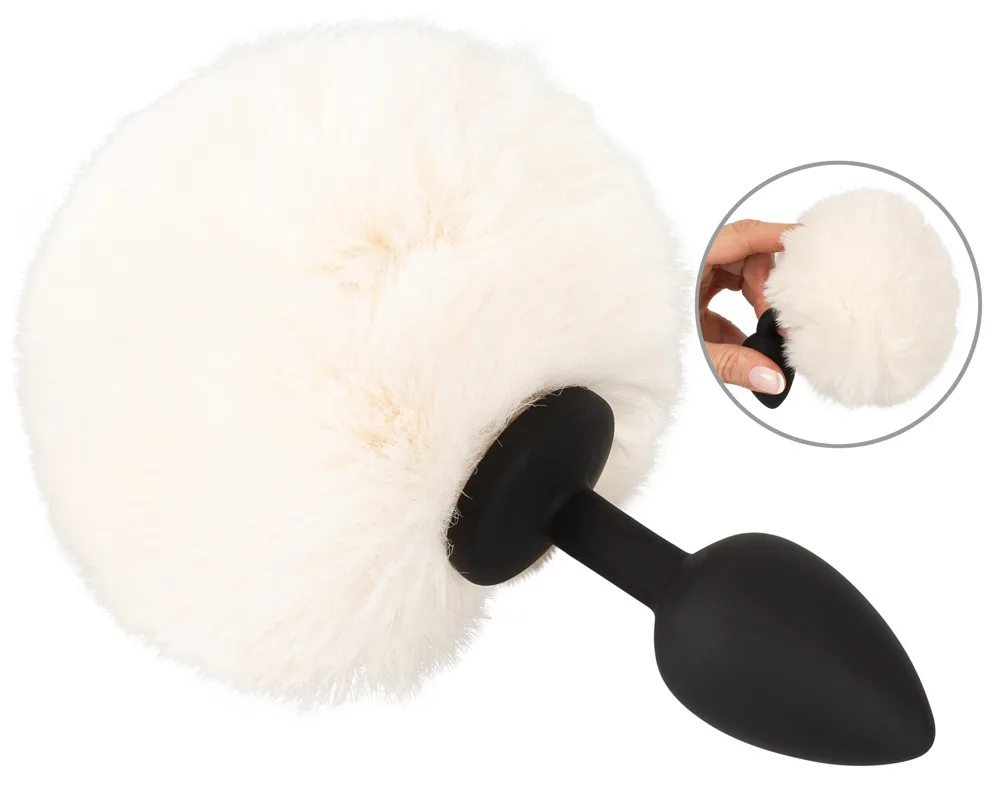 Fluffy Tail White