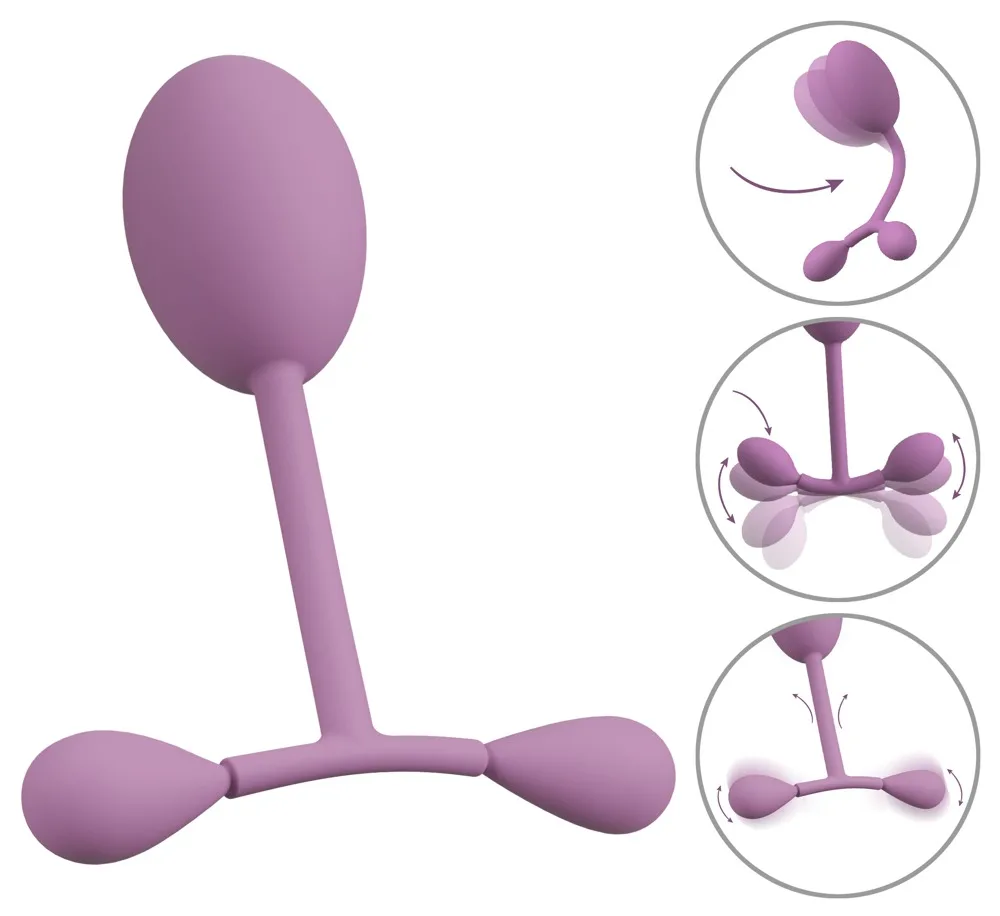 Vaginal trainer with bouncing Weights