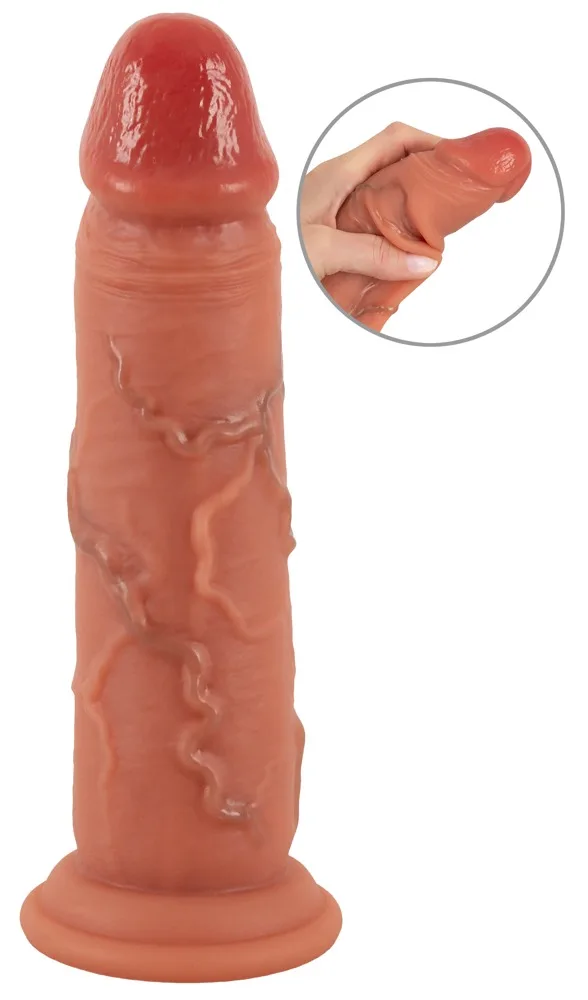 Naturdildo mit beweglicher Haut