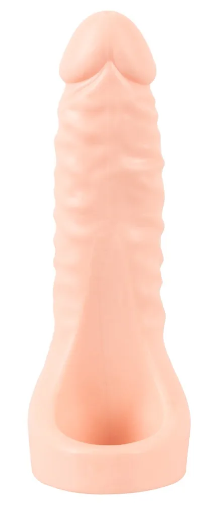 Penisring mit Naturdildo und Vibration
