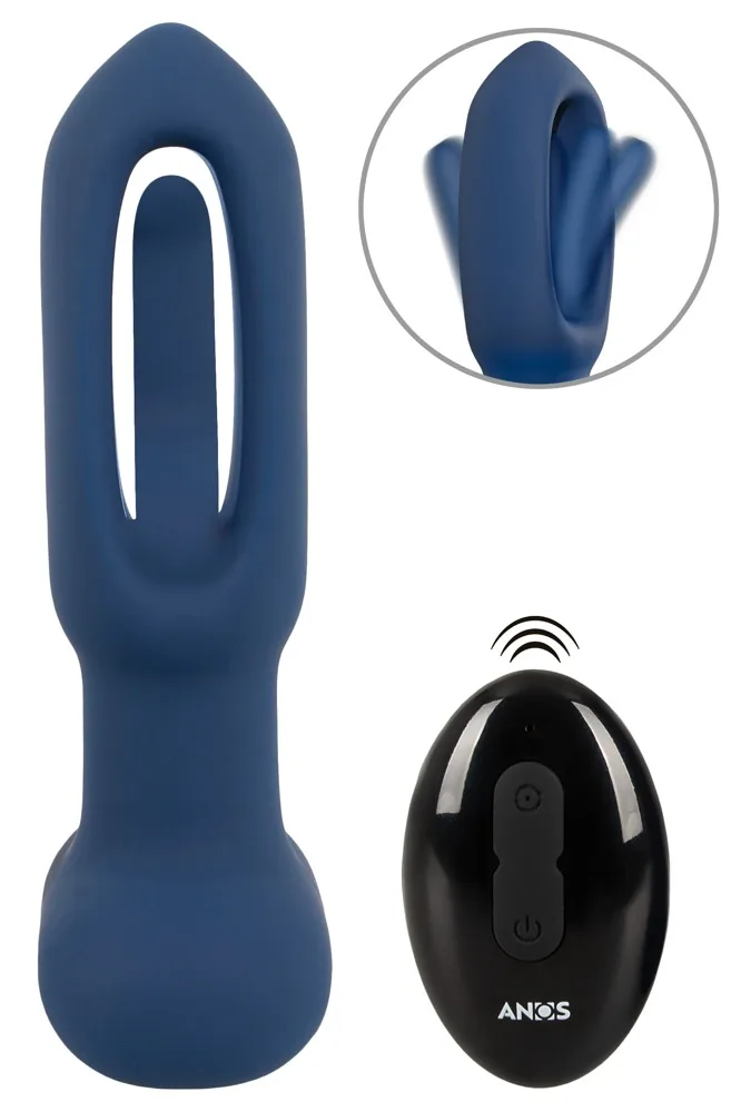 RC Butt Plug con lingua che si muove