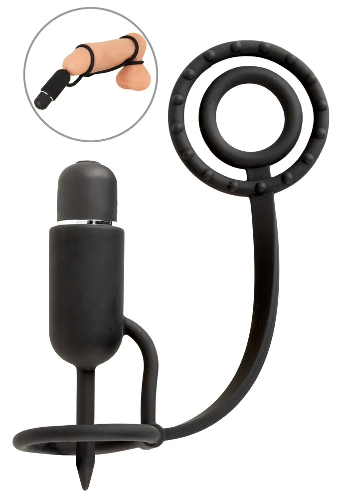 PenisPlug w. Vibrator and Cock